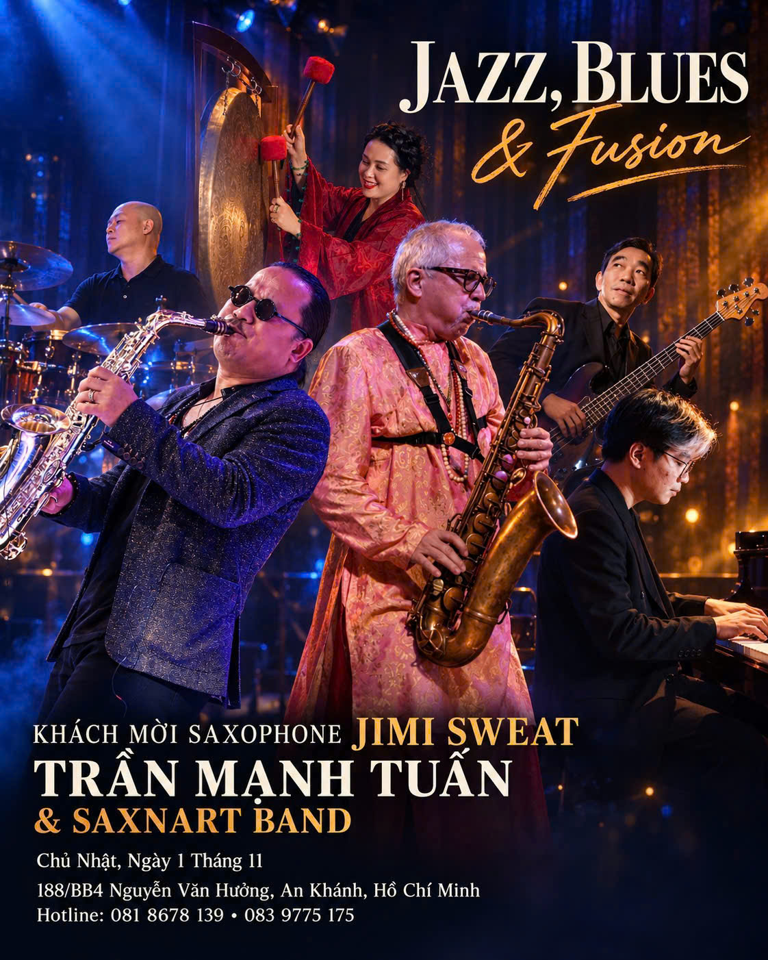 🎶 JazzBlues & Fusion – Chủ Nhật , Ngày 1 Tháng 11
